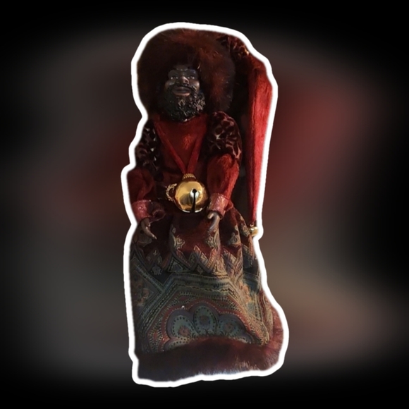 African American Santa christmas figure holiday decoration ashland - Picture 1 of 4